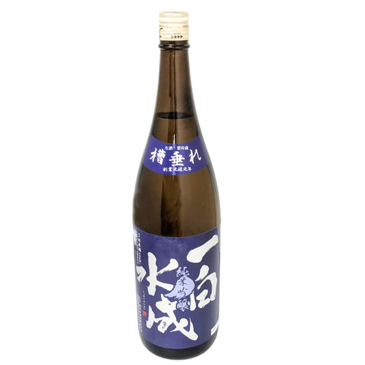 一白水成 純米吟醸 槽垂れ 生原酒 1800ml