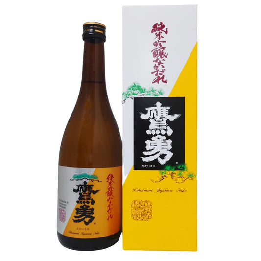 鷹勇 純米吟醸 なかだれ 化粧箱つき 720ml