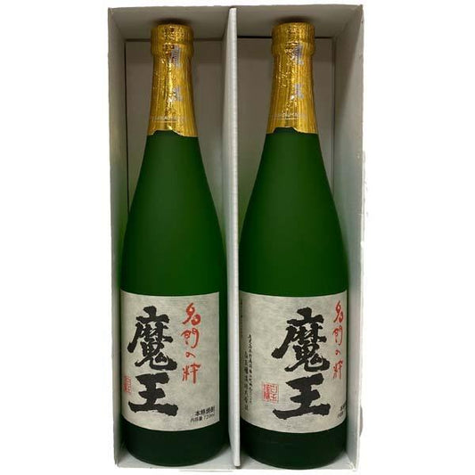 プレミア焼酎 超豪華 魔王 720m 2本セット 化粧箱入り