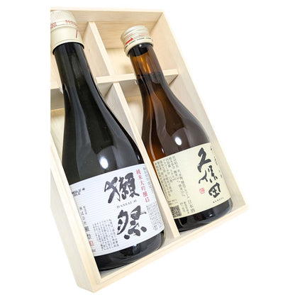 還暦祝い 桐箱2本入り 獺祭45 久保田 千寿 300ml