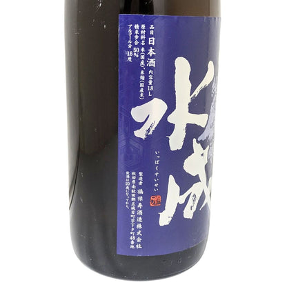 一白水成 純米吟醸 槽垂れ 生原酒 1800ml