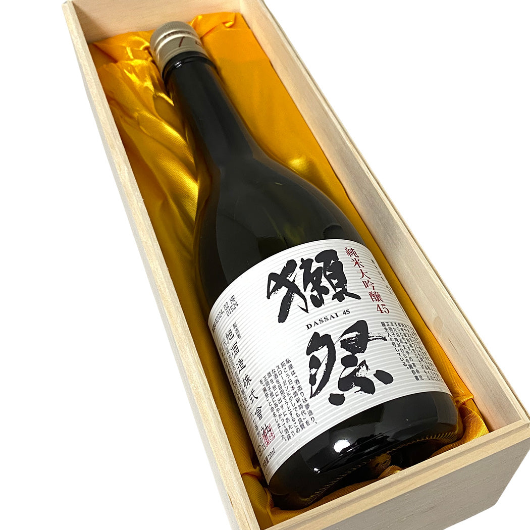 ギフトに最適 獺祭 45 日本酒 純米大吟醸 高級桐箱とメッセージ付き 720ml