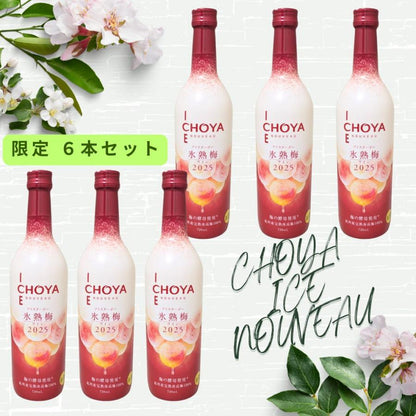 限定販売 6本入り チョーヤ アイスヌーボー 2025 氷熟梅ワイン 720ml
